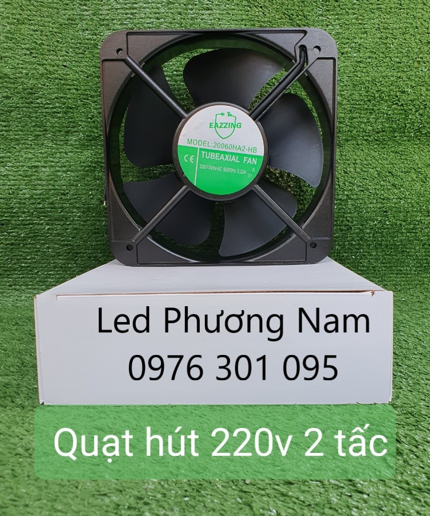 Quạt Hút Gió - Tản Nhiệt 220V ( 20Cm X 20Cm ), bảo hành 06 tháng - Đèn Led Thiên Vân