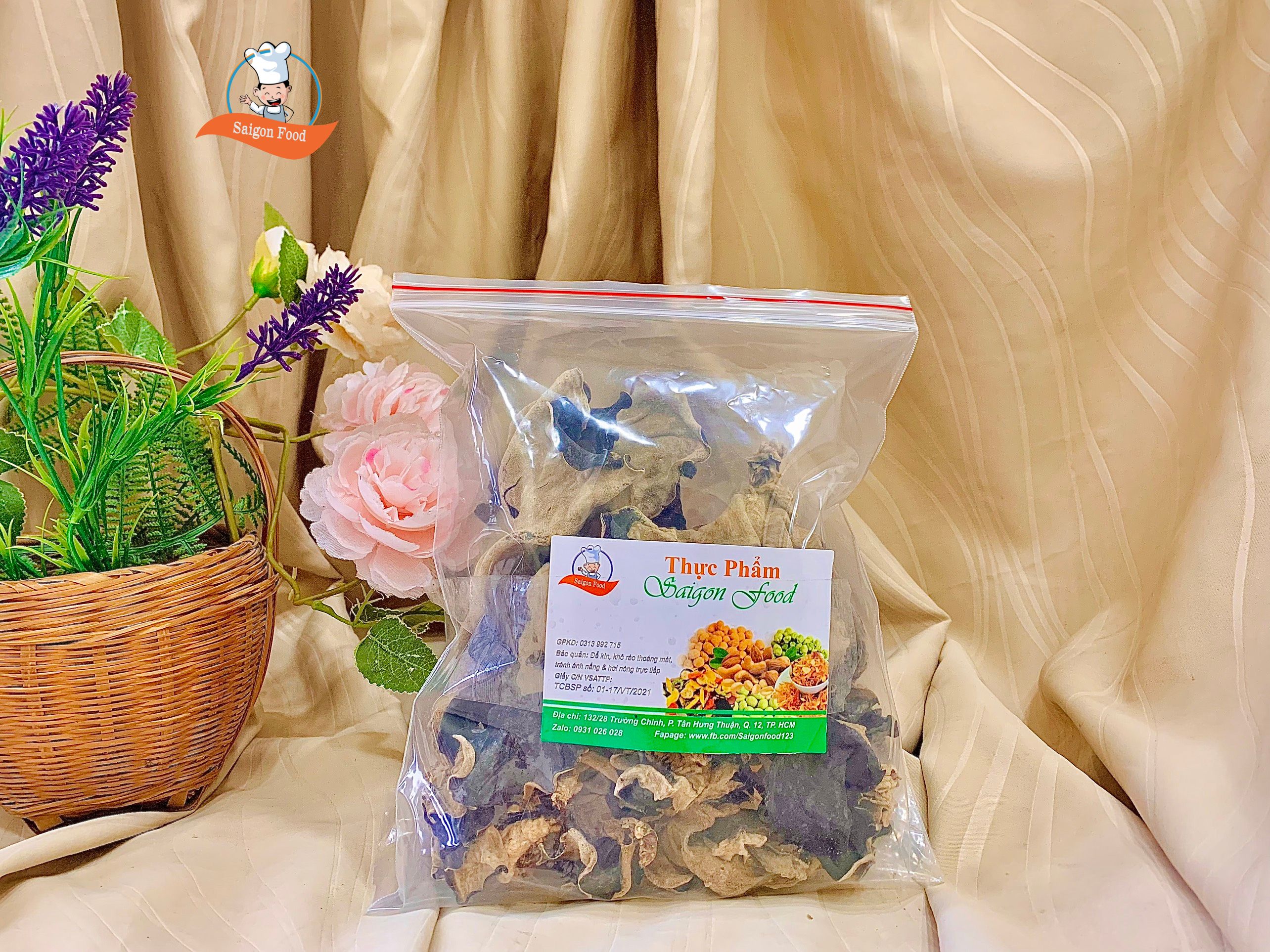 150gr nấm mèo mộc nhĩ khô loại to dày