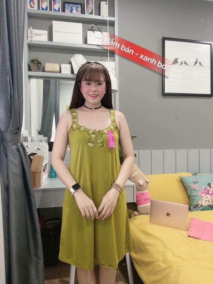 [FreeshipMAX] [HCM]Đầm nữ Thun Lạnh Mặc Nhà Đầm Váy Ngủ