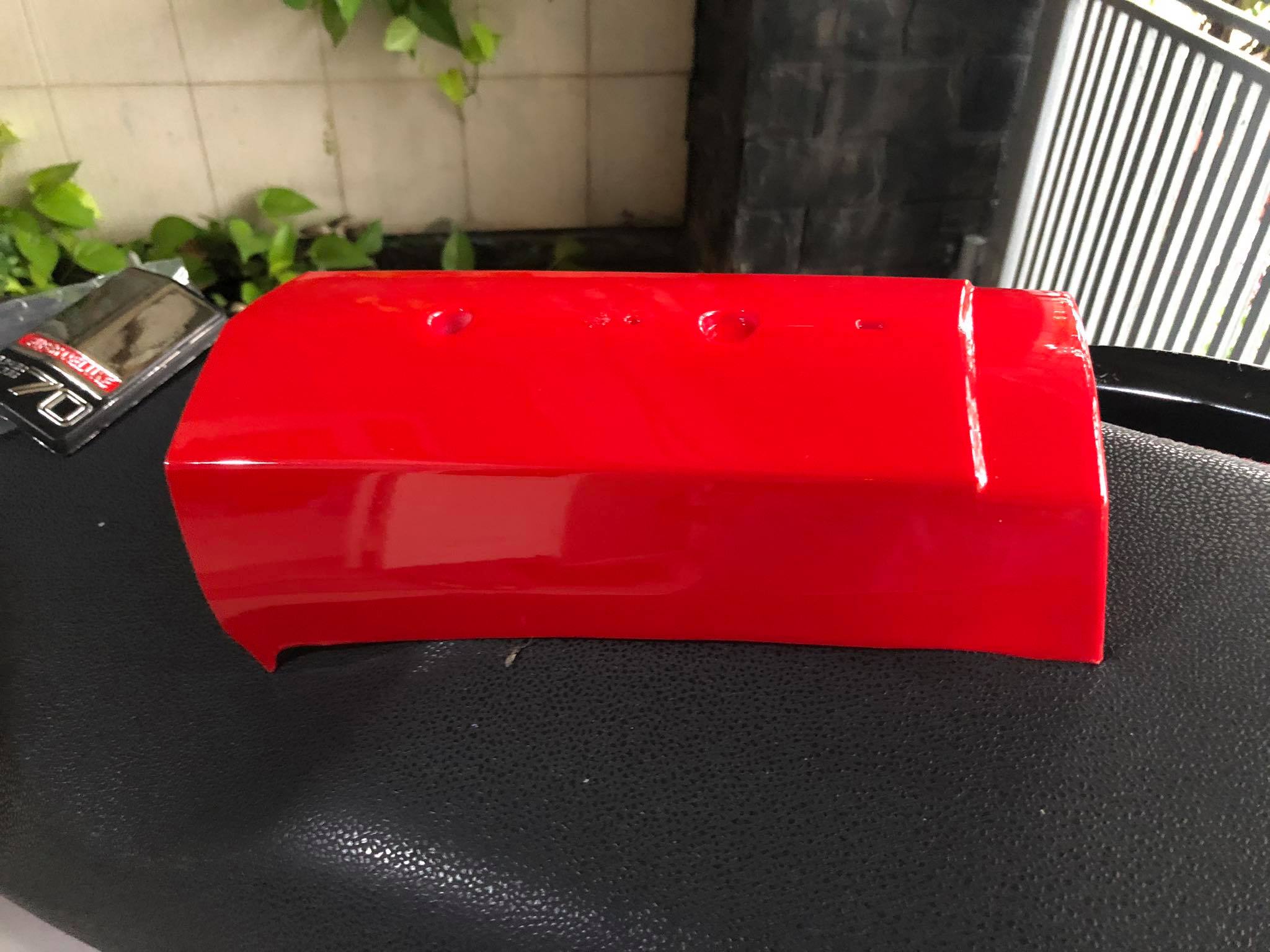 mặt nạ+tem xi cho honda DD70 đỏ