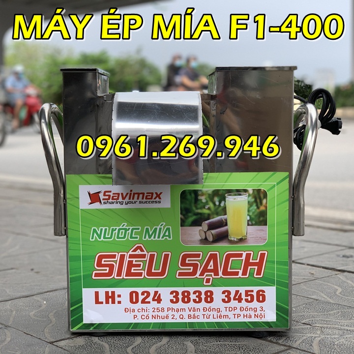 Máy ép mía siêu sạch F1-400 motor 400w
