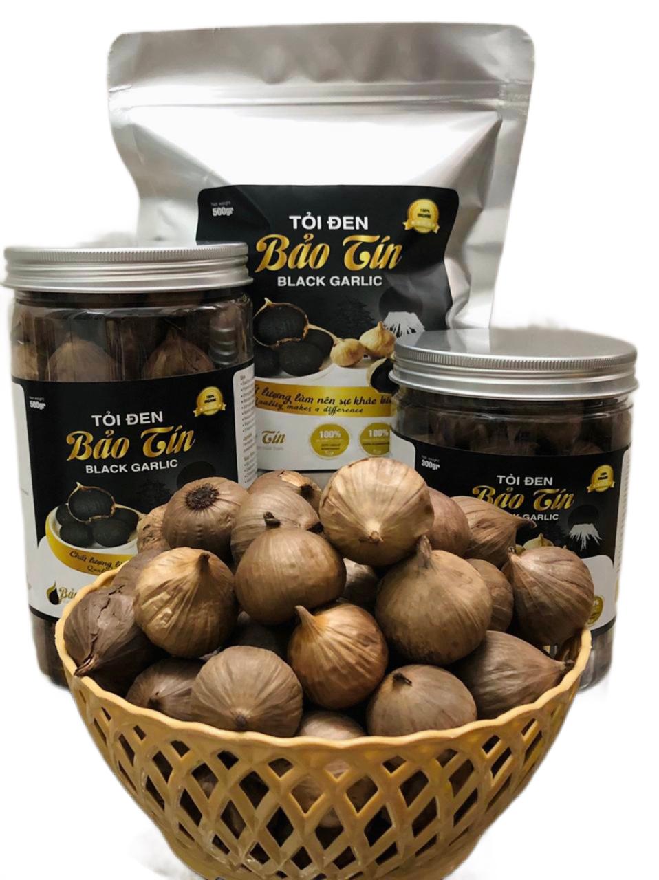 [HCM]TỎI ĐEN CÔ ĐƠN CAO CẤP BẢO TÍN - HỘP 500GR - LÊN MEN CÔNG NGHỆ NHẬT BẢN 60 NGÀY