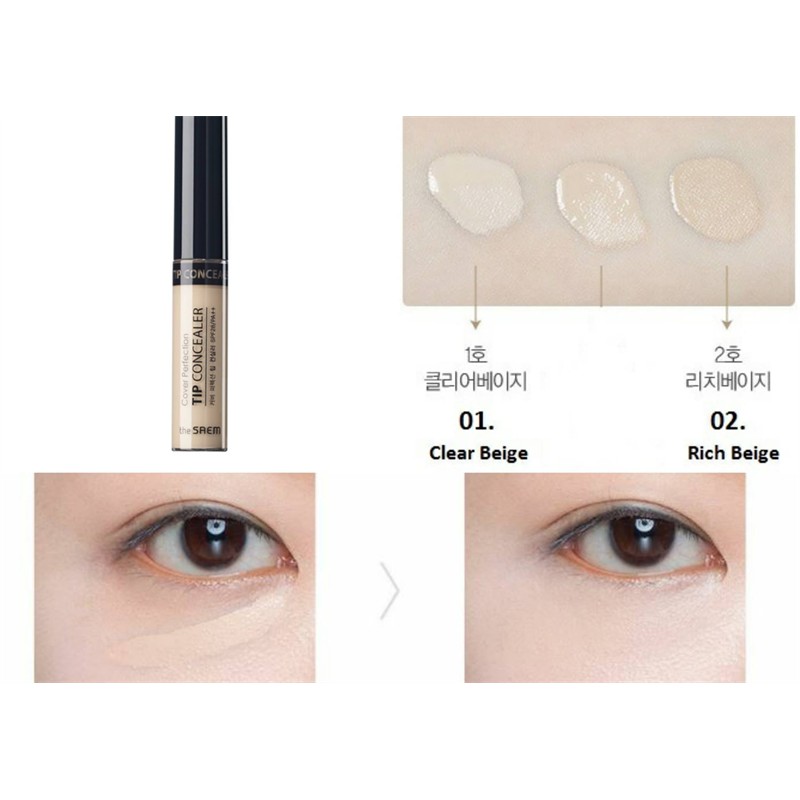 Che Khuyết điểm the Saem Tip Concealer