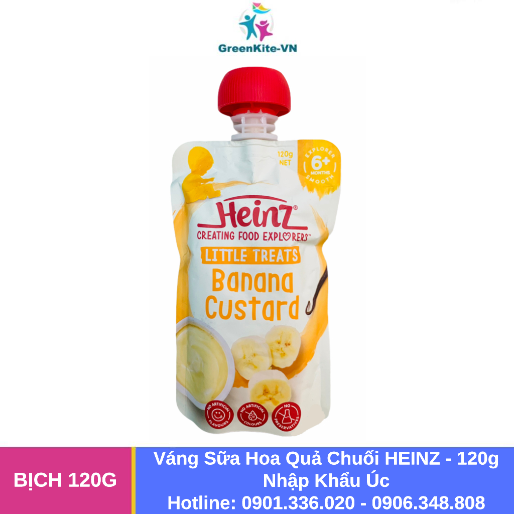Váng Sữa Chuối HEINZ 120g - Váng sữa chuối nhập khẩu Úc