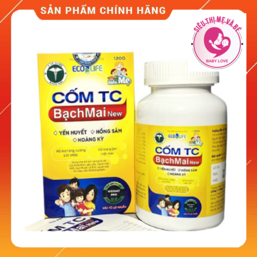 Cốm tăng cân bạch mai cho bé ăn ngon ngủ ngon tăng đề kháng tăng chiều cao vi sinh tiêu hóa tốt