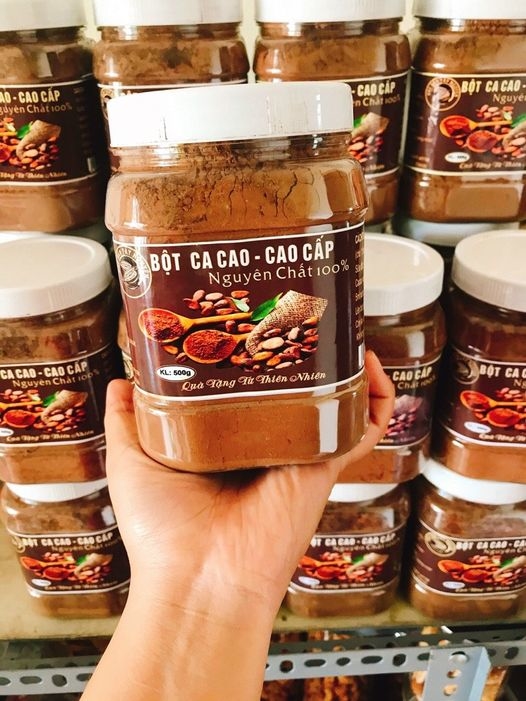 [HŨ 500GRAM] BỘT CA CAO THƠM NGON LOẠI 1 - nguyên chất