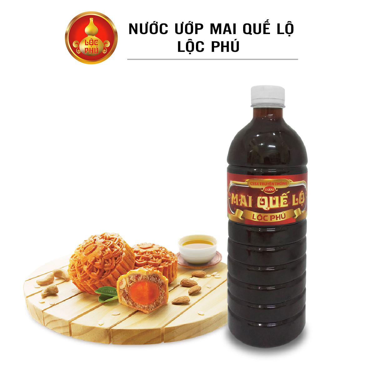 [HCM]Nước ướp Mai quế lộ LỘC PHÚ  (gia vị làm bánh trung thu)