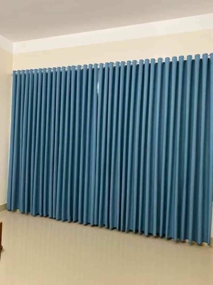 Rèm cửa cản sáng cao cấp , màu xanh