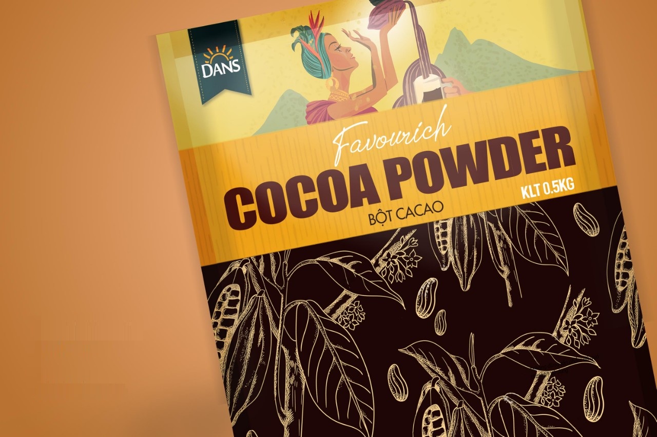 Bột Cacao Favorich Dans - Gói 500g