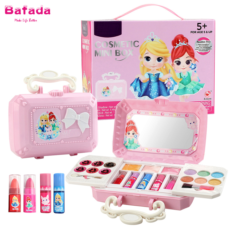 Bafada Dành Cho Hộp Mini S & Li Bộ Trang Điểm Dành Cho Bé Gái