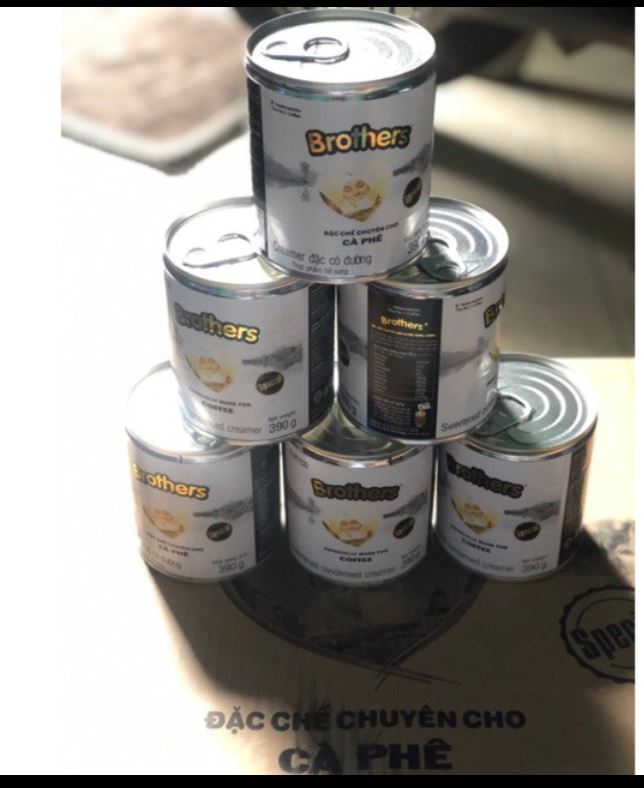 SỮA ĐẶC Cream đặc có đường - Brothers 390g F&N
