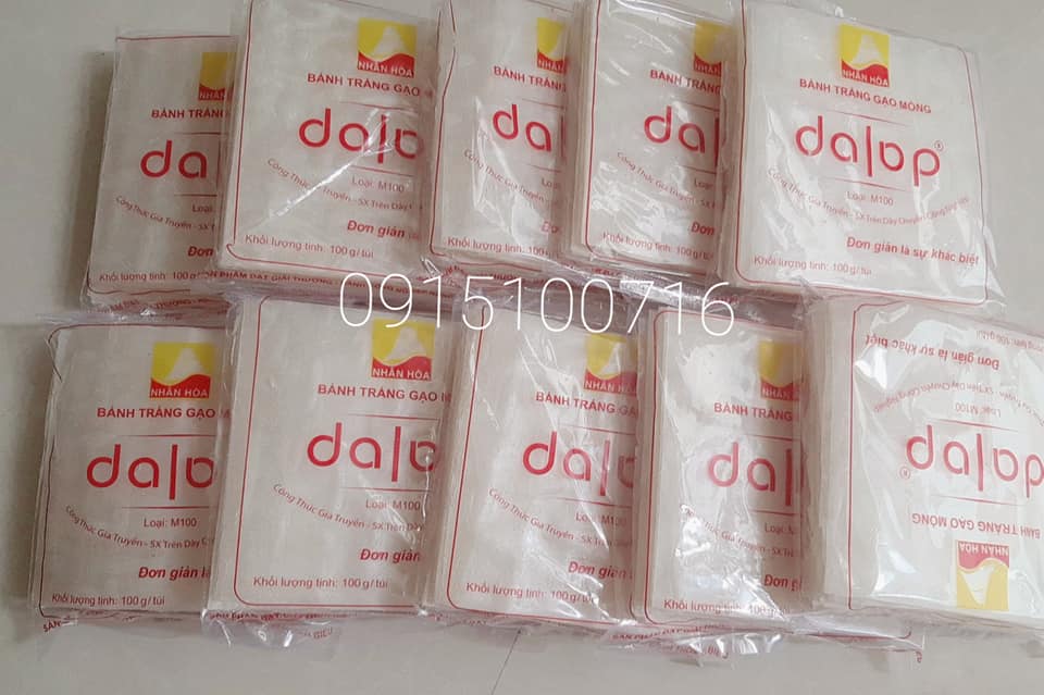 [HCM]10 GÓI BÁNH TRÁNG CUỐN CHẢ RAM BÌNH ĐỊNH  [1KG]