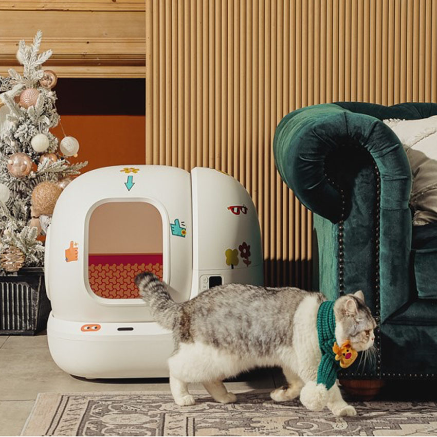 Toilet for cats automatically, machine clean cat feces petkit Pura Max genuine latest version 2023, toilet for cats automatic used are all kinds of sand on the market, easy cleaning, cleaning, replace sand