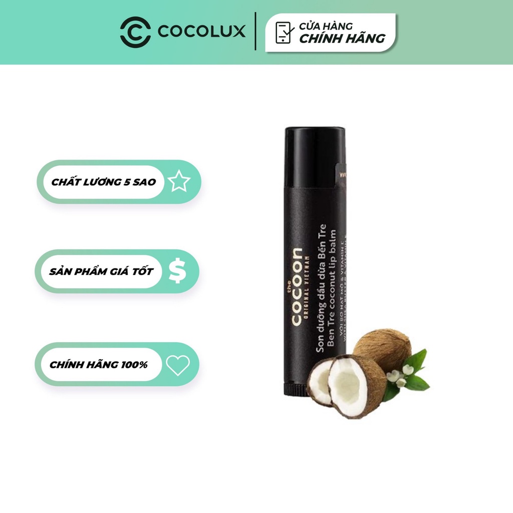 Son dưỡng dầu dừa Bến Tre Cocoon