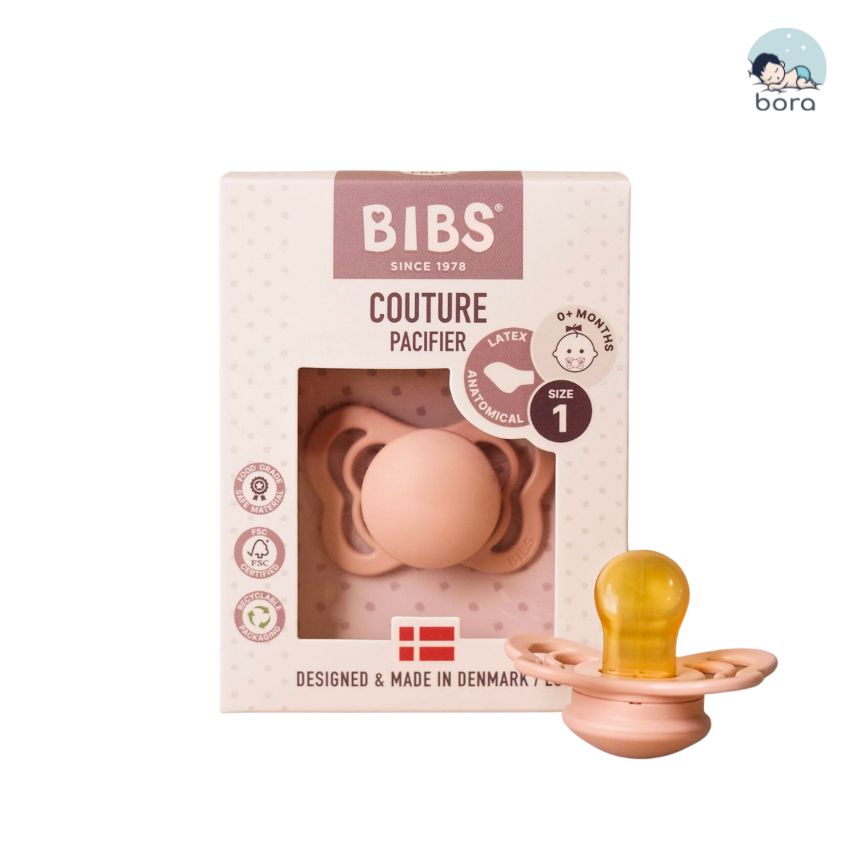 Ti giả Bibs cao su Đan Mạch chính hãng, ti ngậm chỉnh nha cho bé