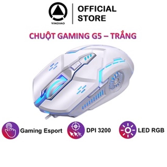 Chuột Gaming Yindiao G5 6d 4 Tốc Độ Cho Pubg