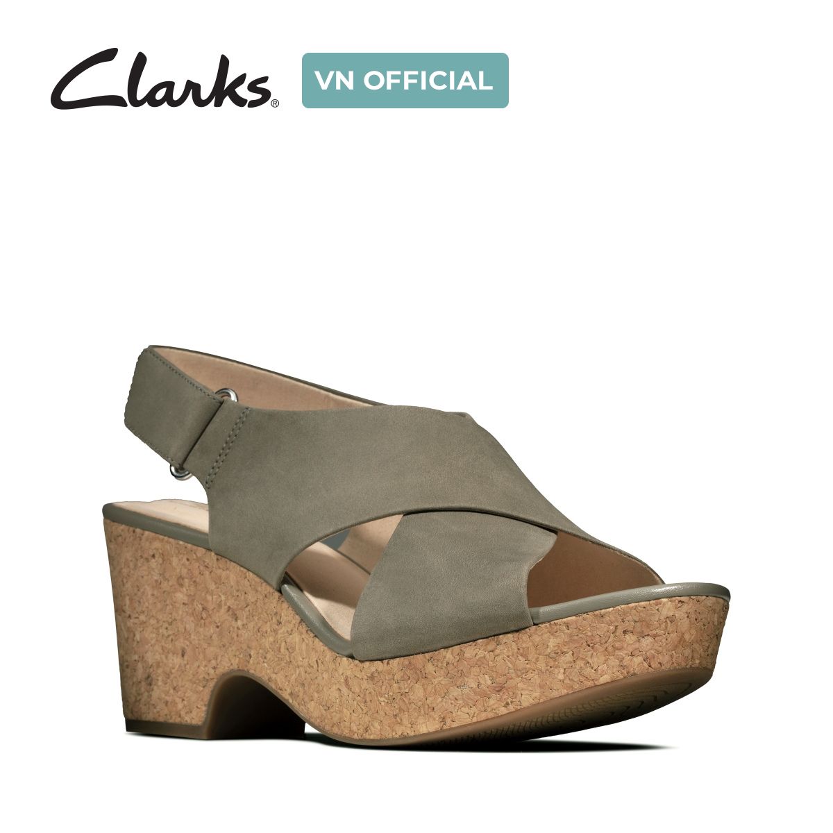 Giày Sandal Đế Xuồng Da Nữ Clarks - Maritsa Lara