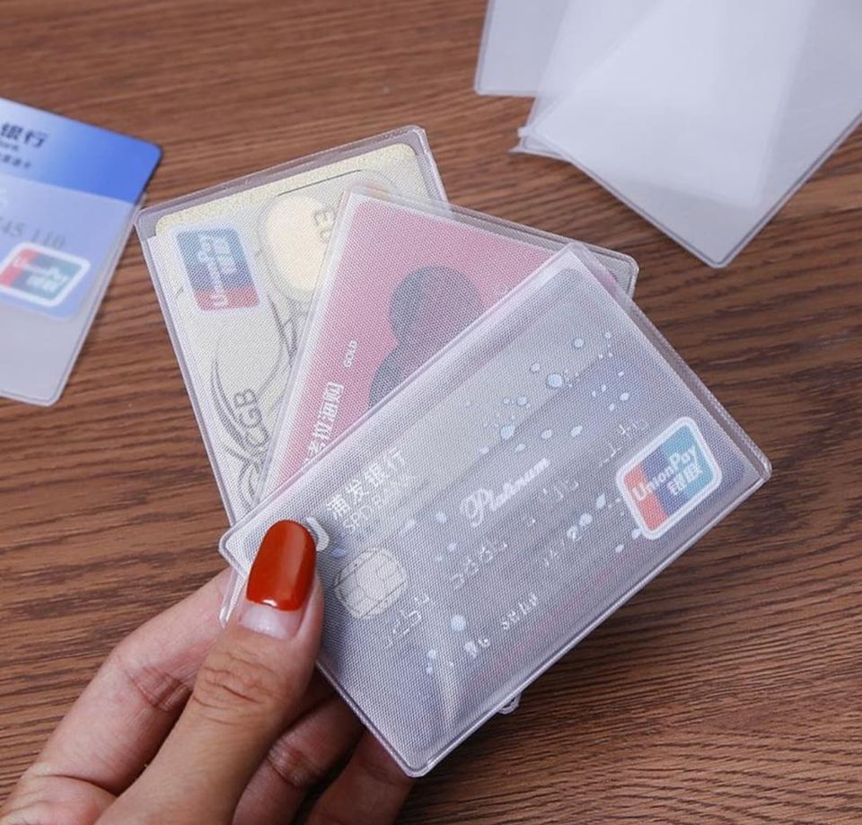Combo 4 Túi nhựa đựng CARD VISIT ATM, CMND (4 cái)