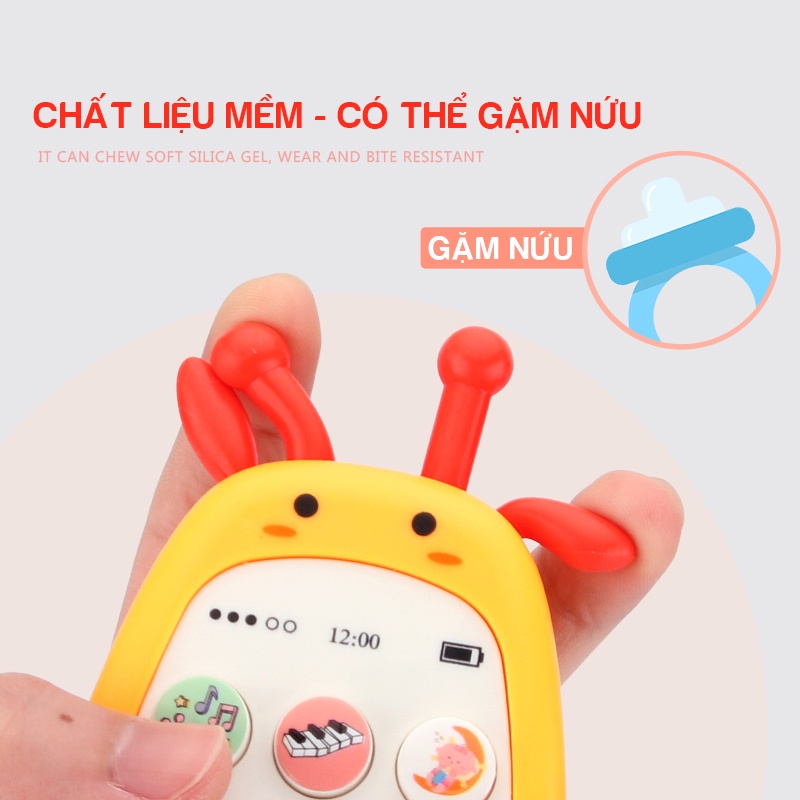 Đồ chơi cho bé điện thoại âm nhạc với các bài nhạc song ngữ DCGD09 KIDS GARDEN