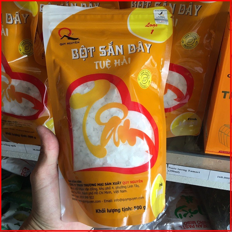 Combo Bột sắn dây nguyên chất Quy Nguyên đặc biệt 500g Sổ tay dưỡng sinh - NMOFF