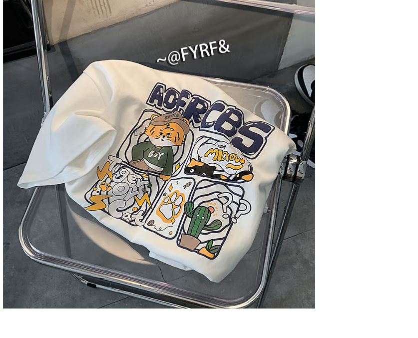 Áo thun unisex nam nữ Tiger Boy thời trang