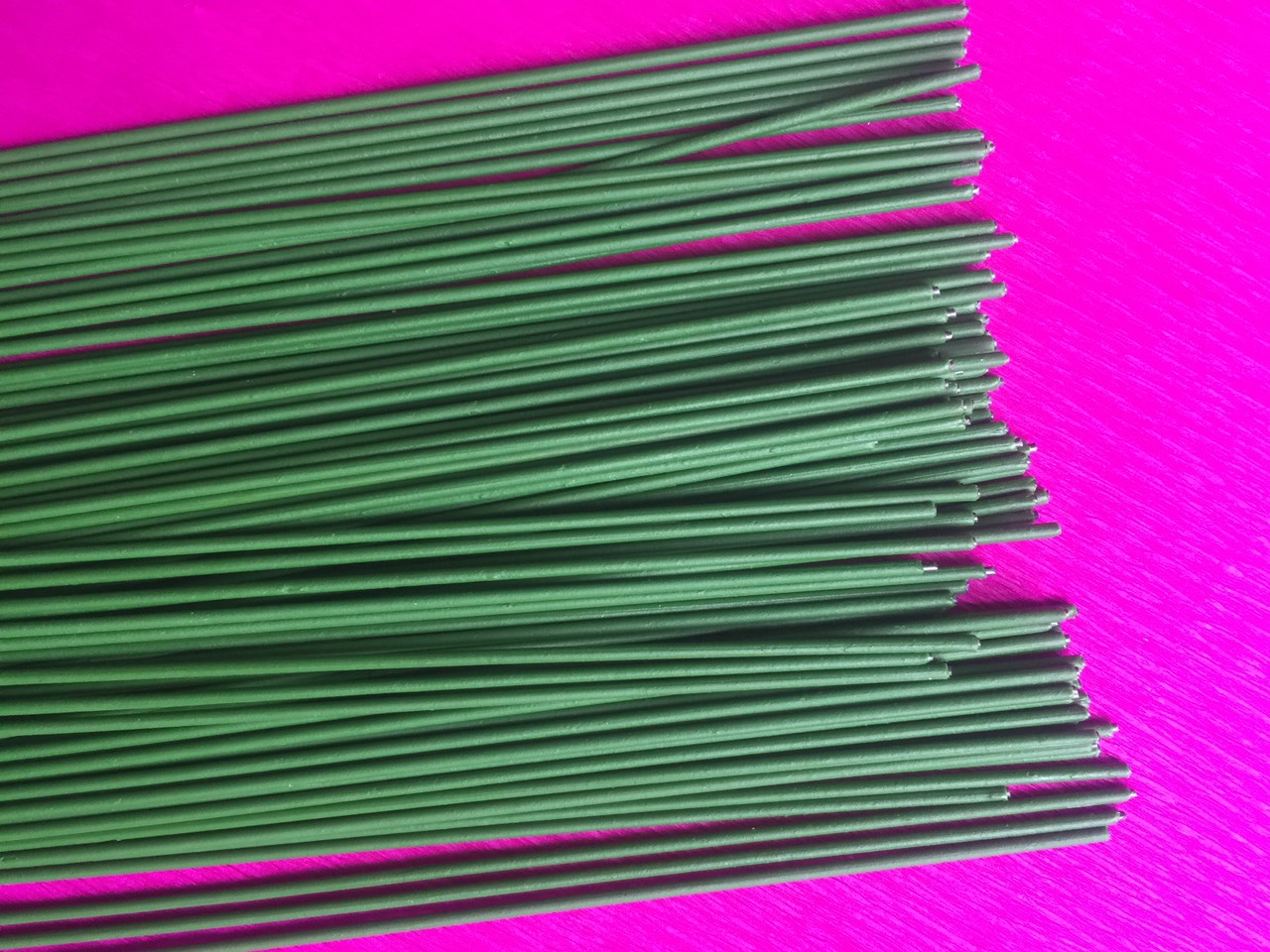 Bộ 100 Que thép que kẽm làm hoa hanmade dài 38cm