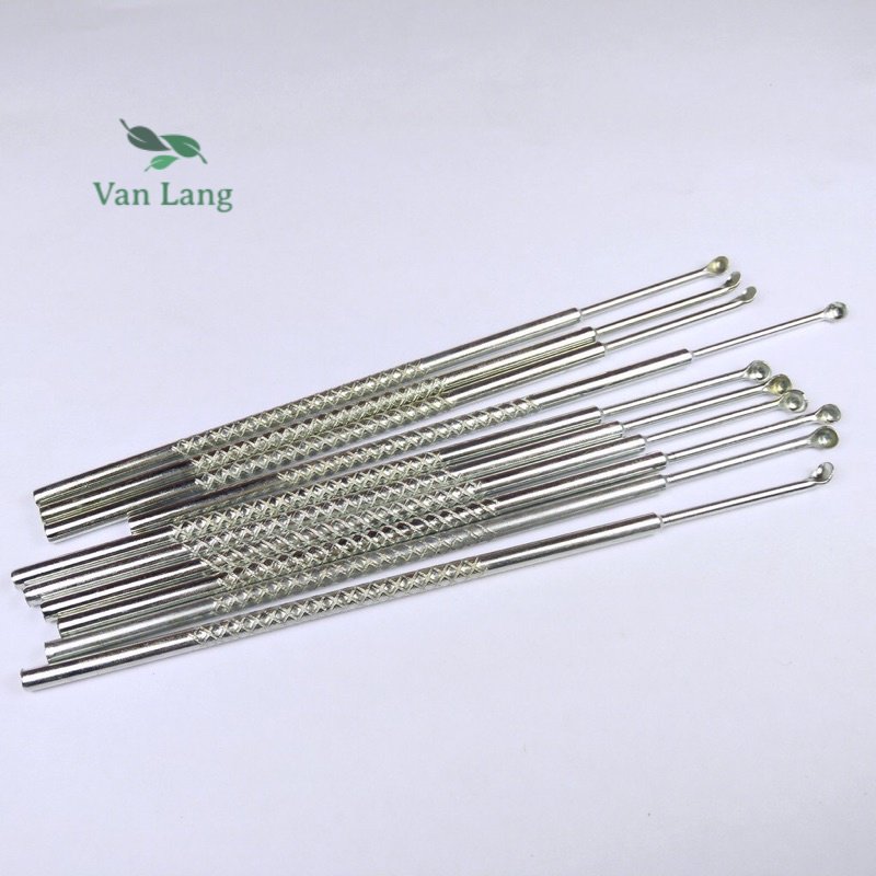 Cây ngoáy tai inox - dụng cụ lấy ráy tai bằng inox