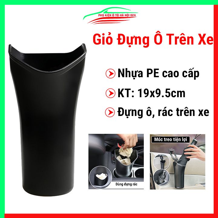 Hộp đựng ô dù đa năng nhựa ABS cứng cáp gắn xe ô tô, cốc đựng ô ngày mưa có thể treo trên xe hơi