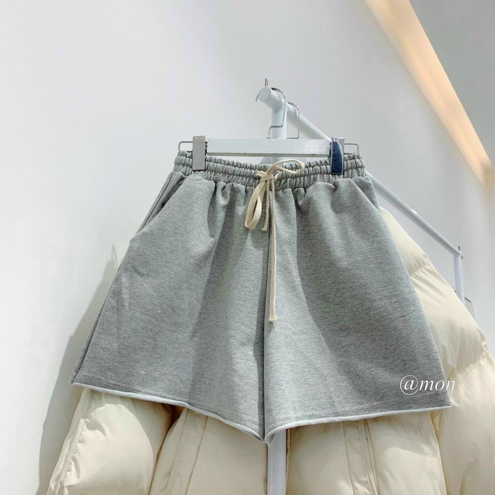 Quần short lửng ống rộng cạp cao q2066