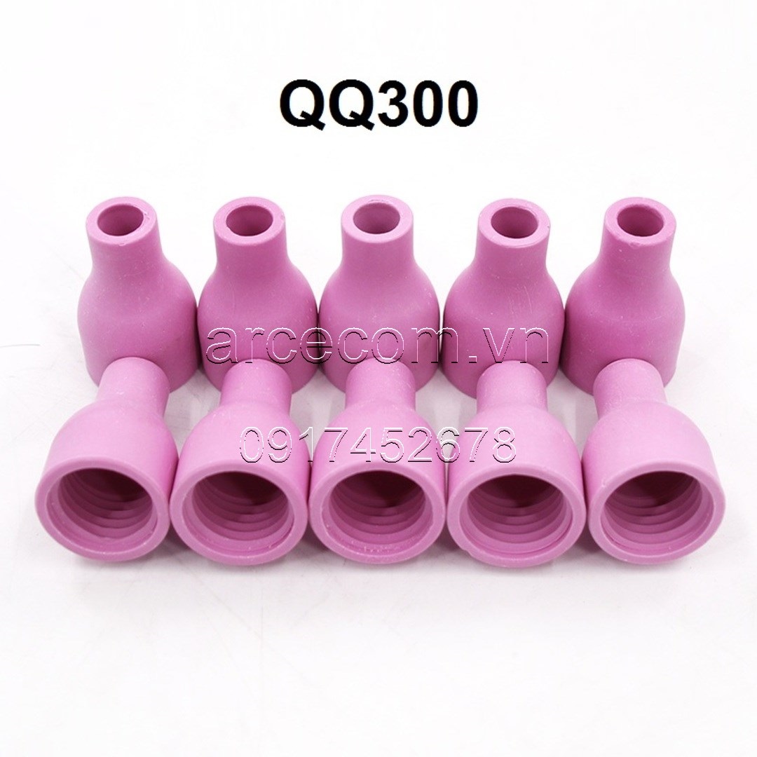 Sứ hàn tig QQ300 - Hộp 10 cái chụp sứ tig mỏ hàn QQ300A