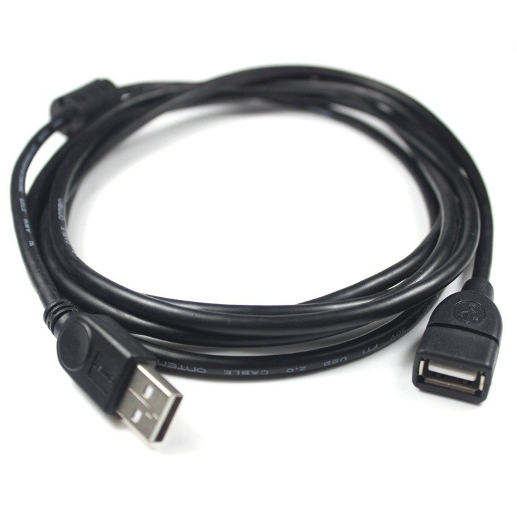 Dây cáp nối dài USB, 3m đen chống nhiễu
