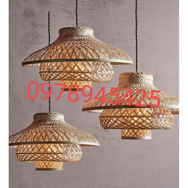 Đèn tre đèn mây tre MDT0018--LH 0978945425
