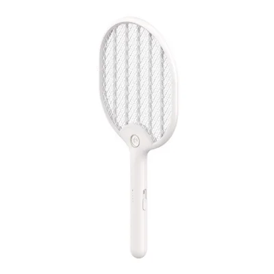Electric Bug Zapper Fly Swatter Zap Mosquito Best for Indoor and Outdoor Fly Killer - Rechargeable (White Zapper) Fly Catcher