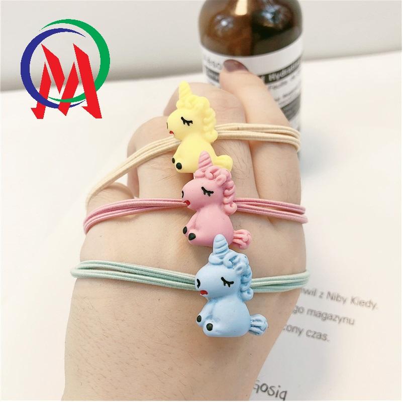 [HCM][Mua lẻ giá sỉ] Sét 5 dây cột tóc hình ngựa kì lân