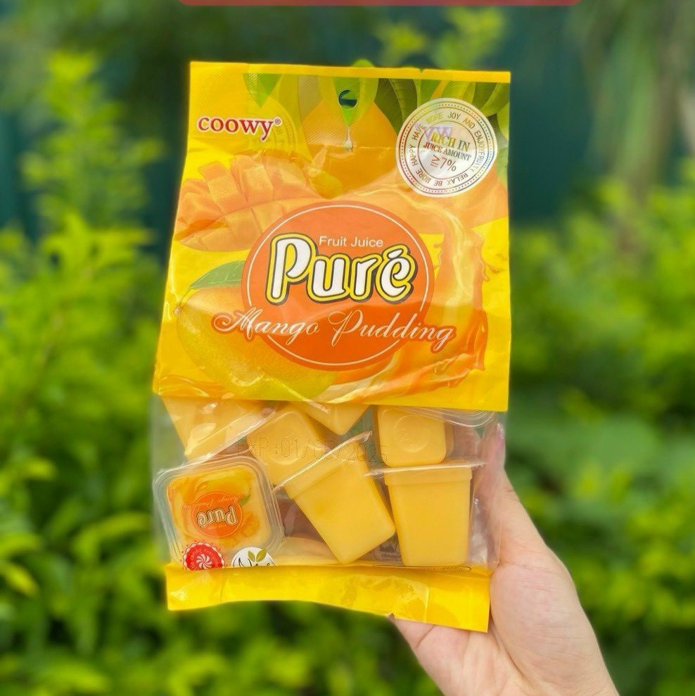 [ Gói 405G ] Thạch Pudding Xoài COOWY Pure [MANGO PUDDING] [ SIÊU NGON ] [HOT HOT]