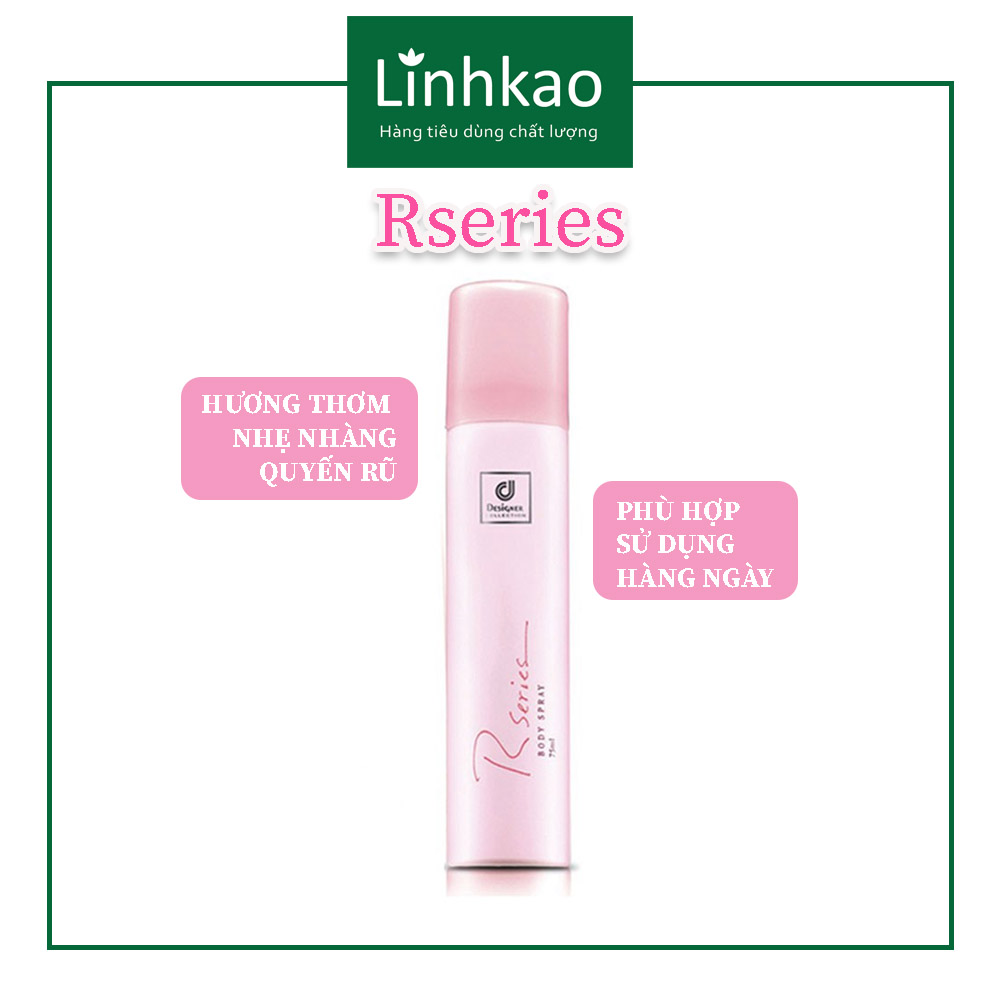 Xịt thơm body Rseries Body Spray 75ml