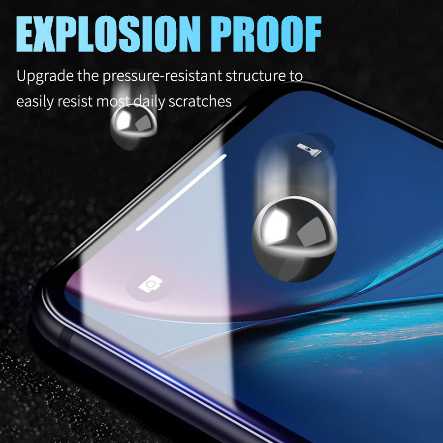 11D Kính Cường Lực Gốm Dẻo Không Bao Giờ Vỡ Cho iPhone 13 Pro max 13 mini 12 11 Pro Max X XS XR 6 6s 7 8 Plus SE 2020 Miếng Dán Màn Hình AG Chống Vân Tay