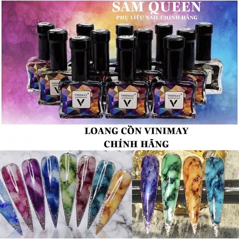 [HCM]Sét loang cồn Vinimay 12màu (có bán lẻ trắng đen).