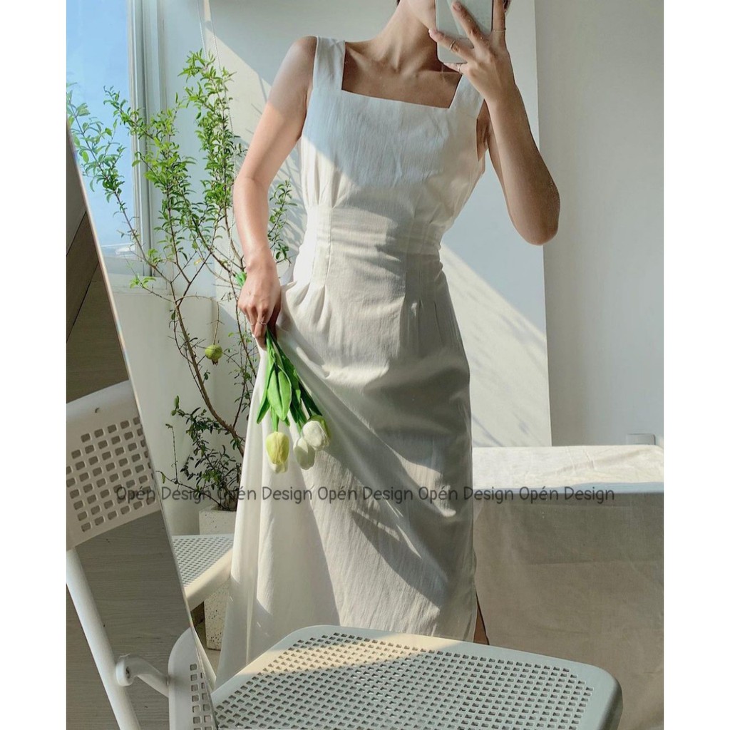 ? ĐẦM/VÁY CAO CẤP ? ? VÁY VINTAGE HÀN QUỐC CHẤT LIỆU ĐŨI LỤA SIÊU MÁT