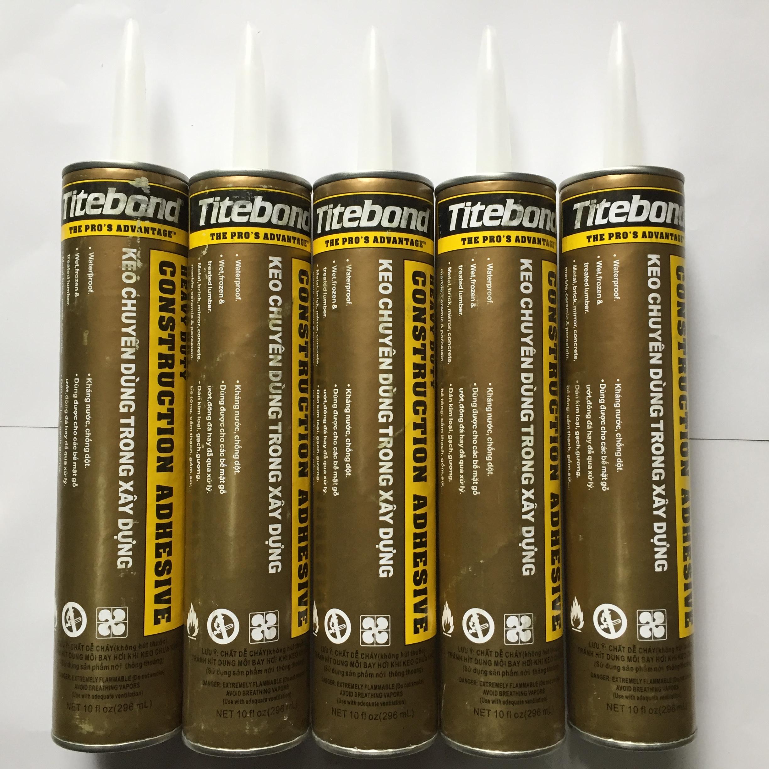 5 Keo titebond dán sắt nhựa gỗ đá dùng trong xây dựng