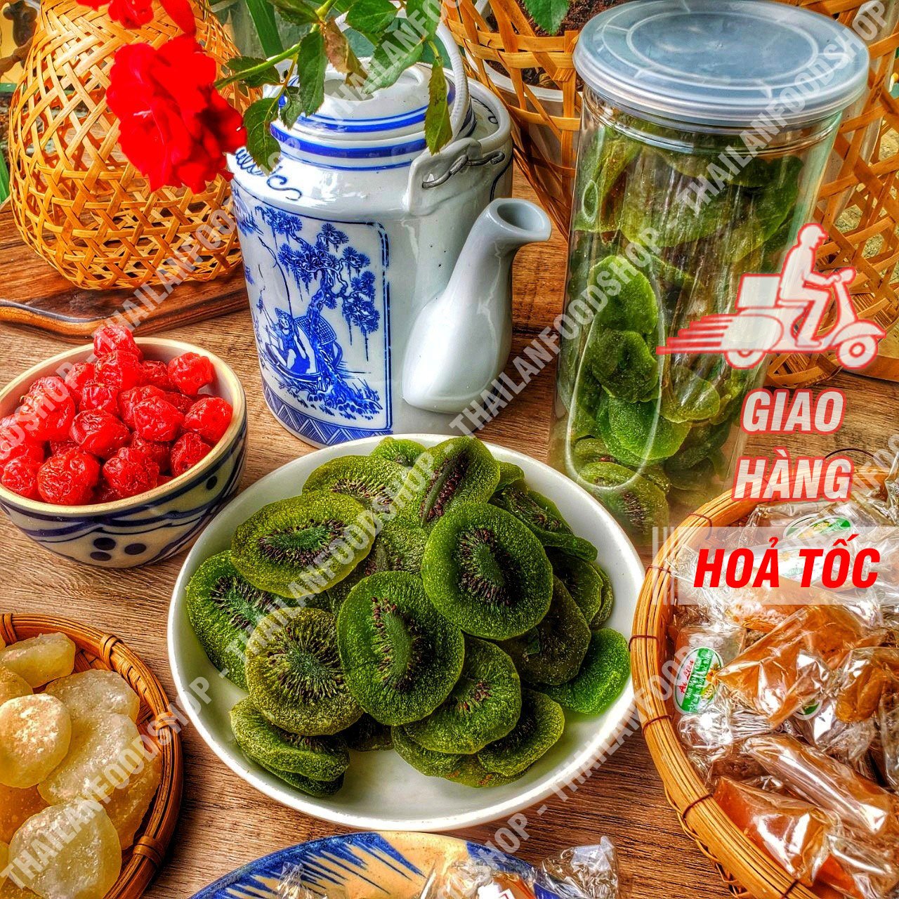 Kiwi Sấy Dẻo - Lon 500gr