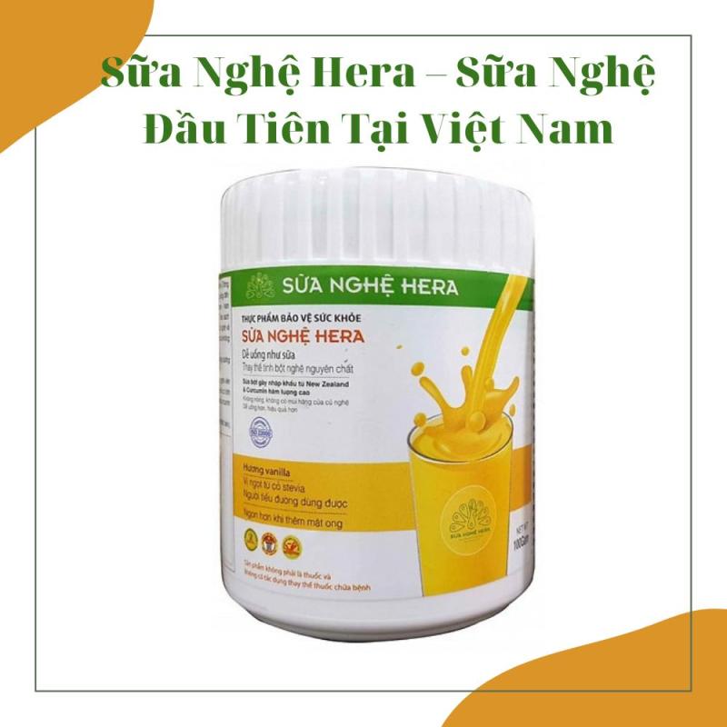 Sữa Nghệ Hera Cho Hệ Tiêu Hóa Khỏe Mạnh Tăng Sức Đề Kháng Nhanh Lành Vết Thương Bù Năng Lượng 100g cao cấp