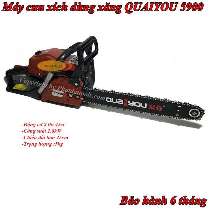 Máy Cưa Xích Chạy Xăng 2 Thì QUANYOU QY5900