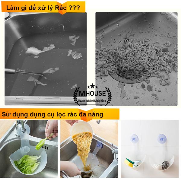 Phễu Lọc rác Đa Năng Kệ để đồ đa năng