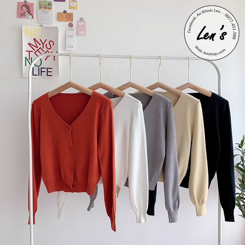 ÁO KHOÁC LEN MỊN CỔ TIM