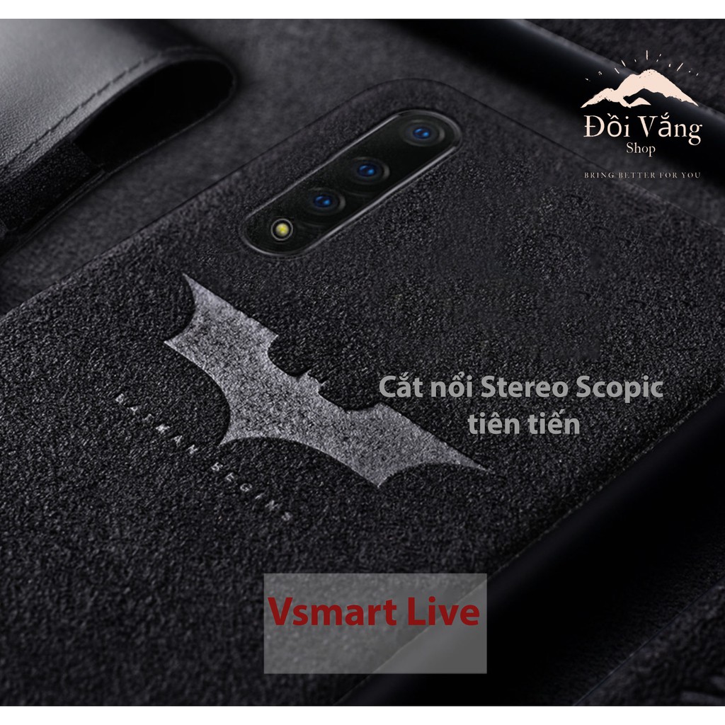 Ốp da lộn khắc laser cho Vsmart live