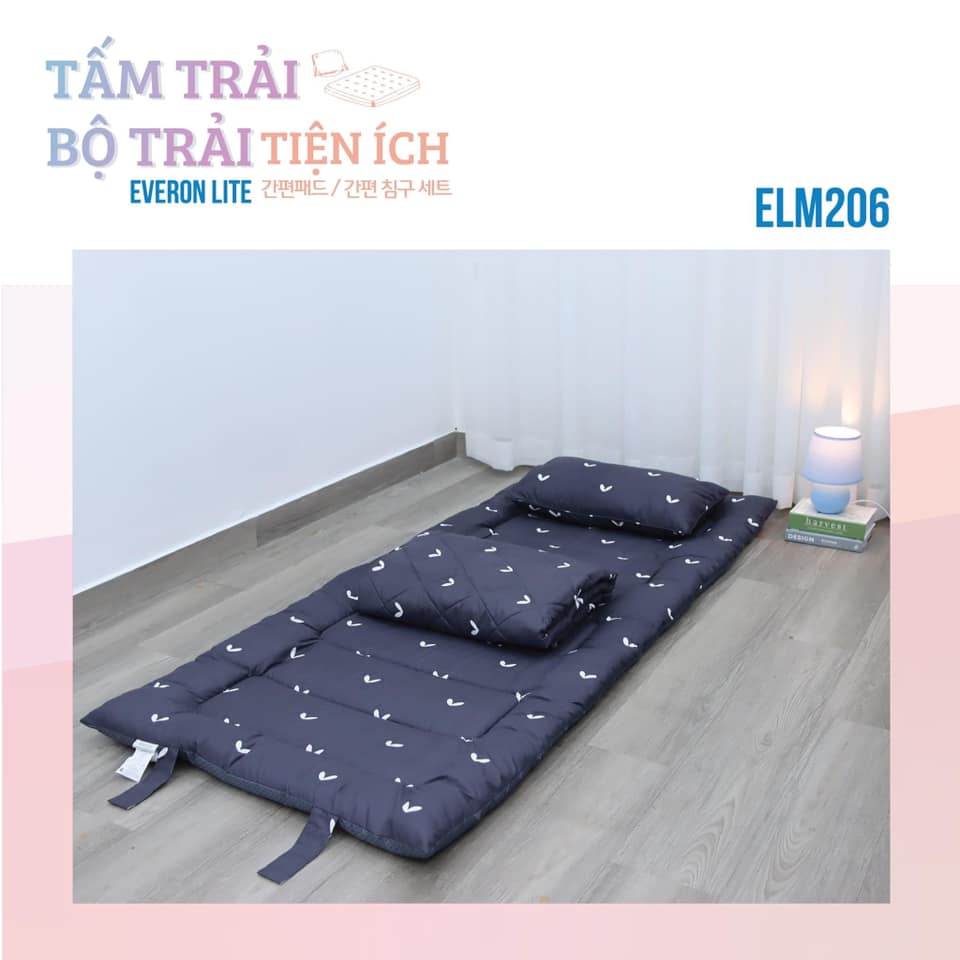[HCM]Bộ nệm tiện ích Everon Lite 80*195*3cm