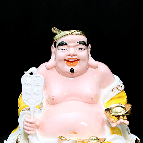[ Cao 20 cm - MS 31 V ] TƯỢNG THẦN TÀI - THỔ ĐỊA  ÁO VÀNG  [ Bột đá + composite ]