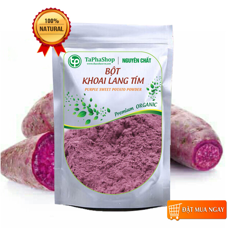 Bột khoai lang tím nguyên chất 100g - tấn phát