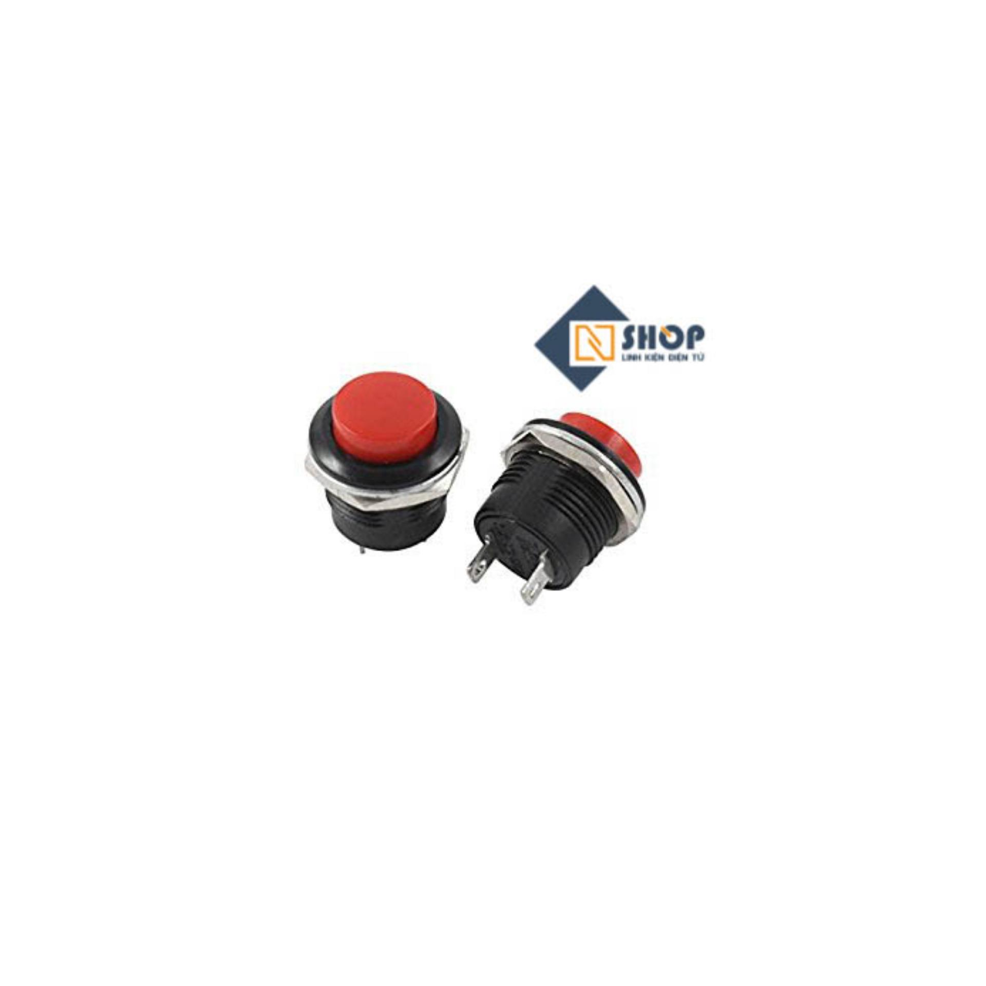 2  Nút nhấn nhả R13-507 16mm (đỏ)